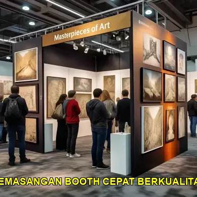 pemasangan booth cepat berkualitas